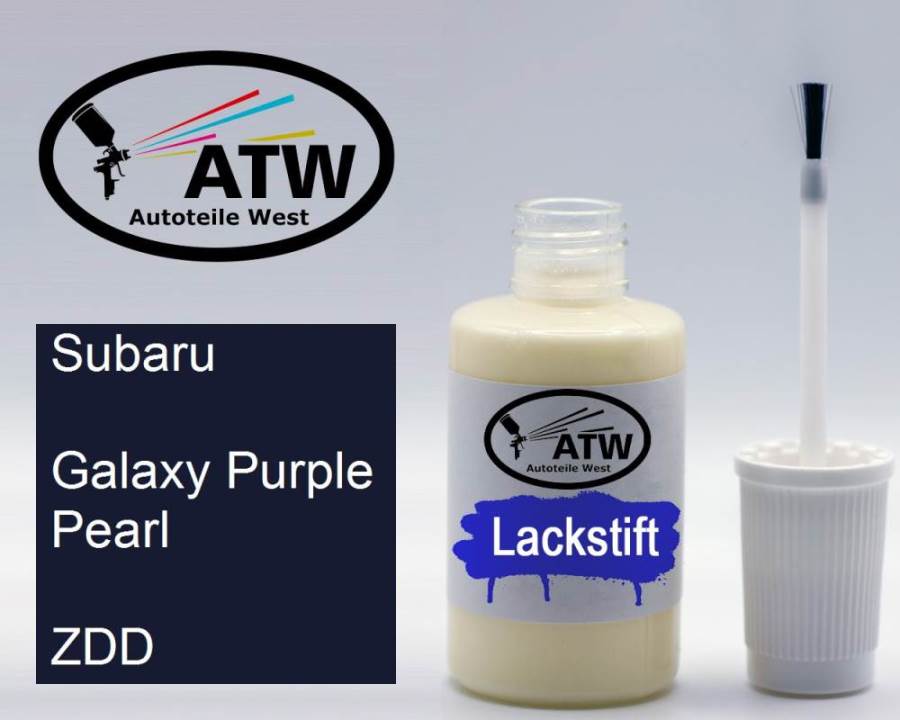 Subaru, Galaxy Purple Pearl, ZDD: 20ml Lackstift, von ATW Autoteile West.